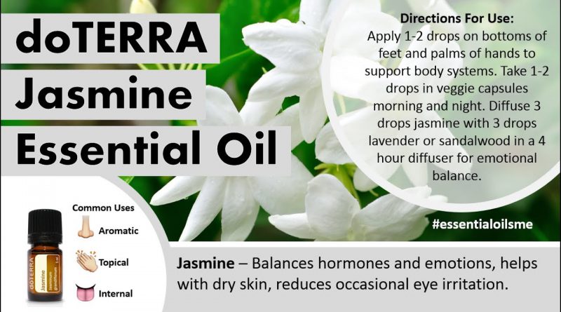 Exciting doTERRA Jasmine Essential Oil Uses