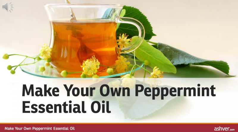 Make Your Own Peppermint Essential Oil