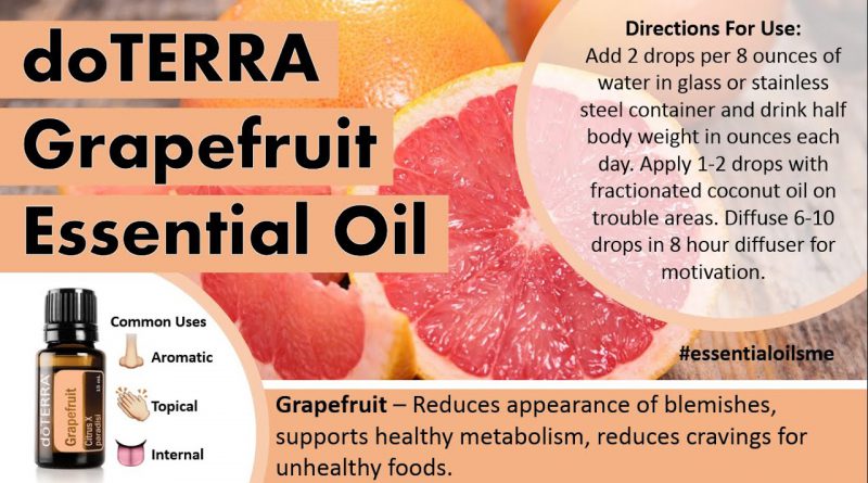 Best doTERRA Grapefruit Essential Oil Uses