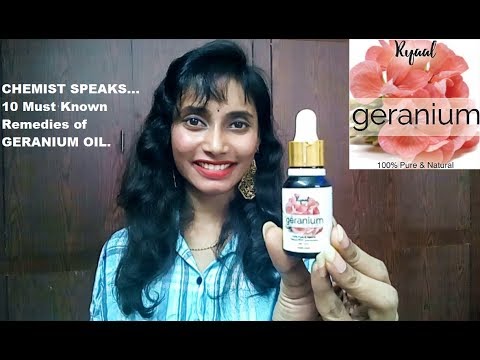 Chemist Speaks Geranium Essential Oil by Ryaal | Top 10 Uses of Geranium Oil| Surprising Remedies