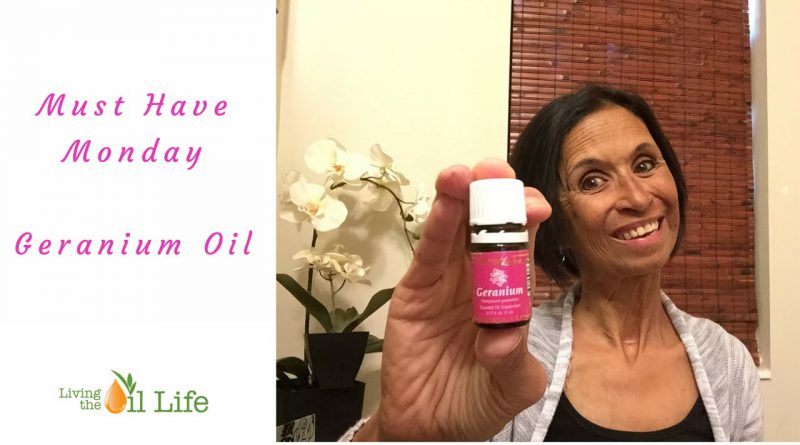 Young Living Geranium Oil - your skin and man will love it.