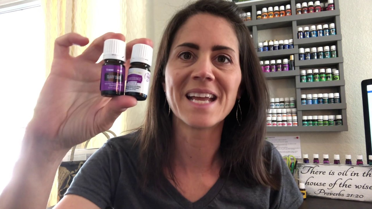 OILS Clary Sage Young Living Anita Fincham Aromatherapy Massage