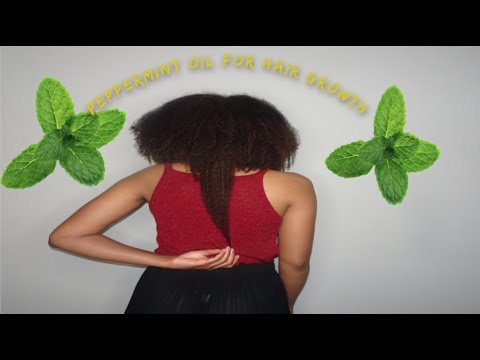 Peppermint Oil for Hair Growth + Scalp Massage