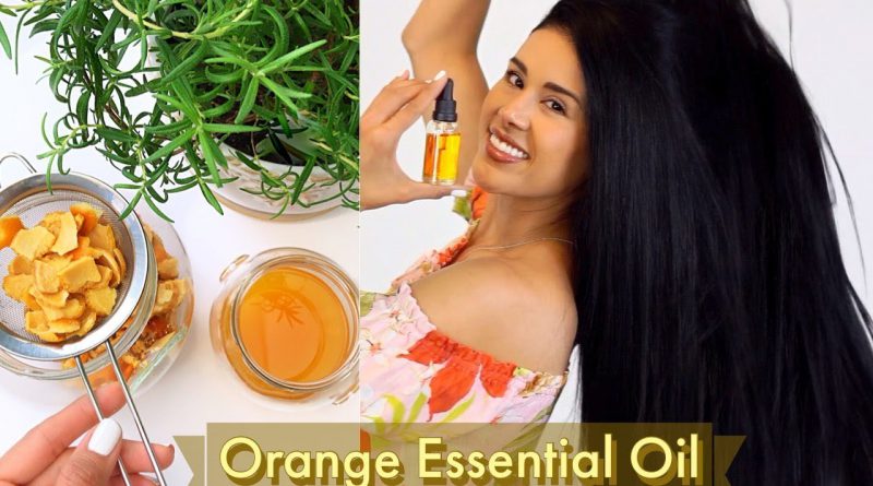 DIY Orange Oil For Skin & Hair