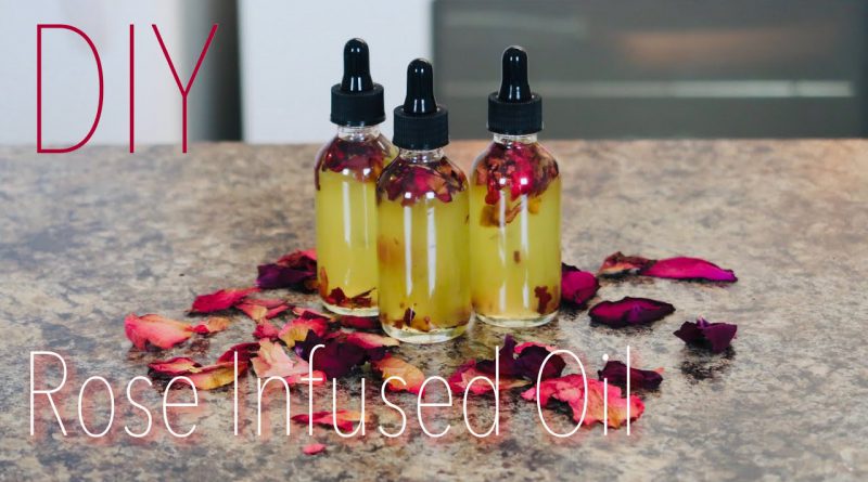 DIY Rose Infused Oil for Healthy Skin, Hair, Nails & Aromatherapy 🥀