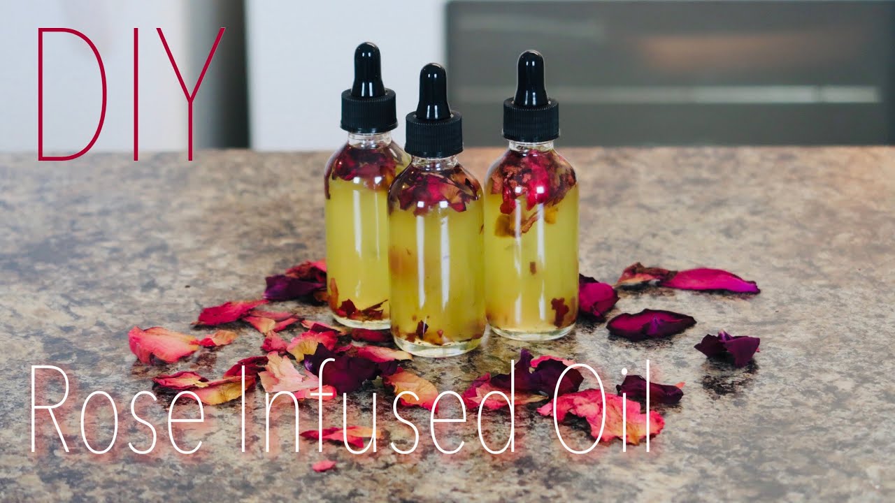 DIY Rose Infused Oil for Healthy Skin, Hair, Nails & Aromatherapy 🥀 ...