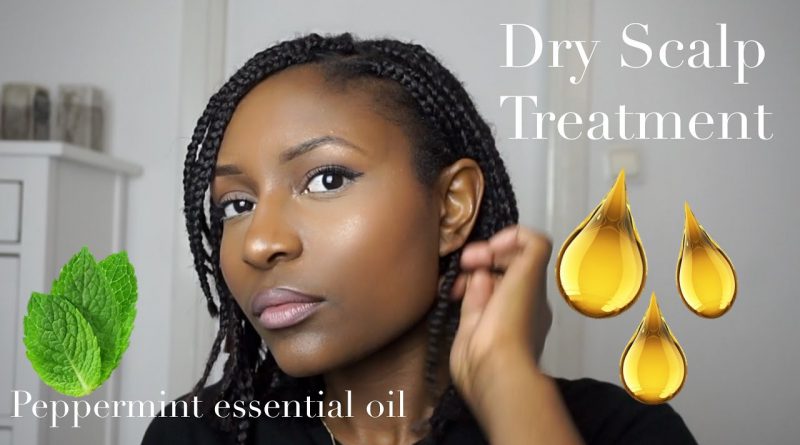 Dry scalp treatment || Peppermint essential oil