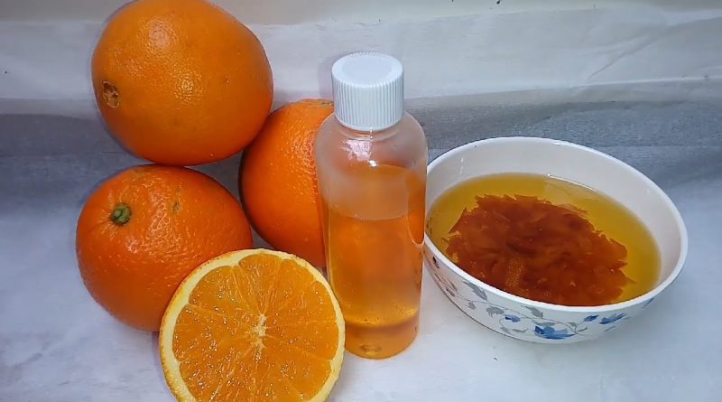 How To Make Orange Oil For Lightening And Glowing Skin