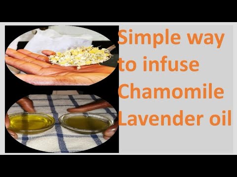 How to make Chamomile and Lavender oil at home | scented oil | NTNP