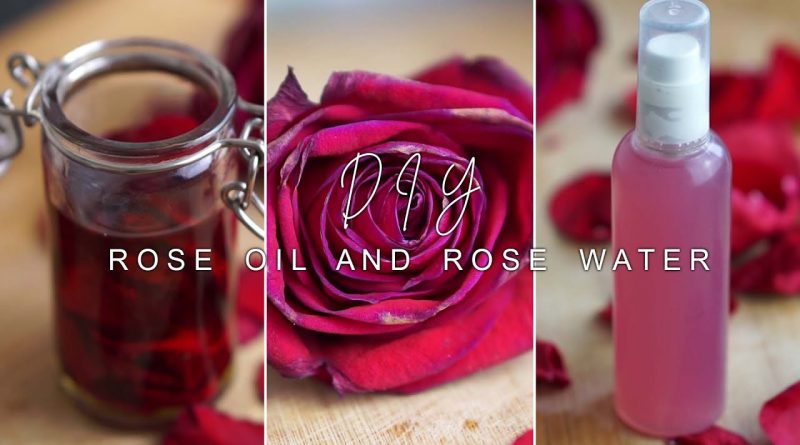 how to make  ROSE INFUSED OIL & ROSE WATER | DIY