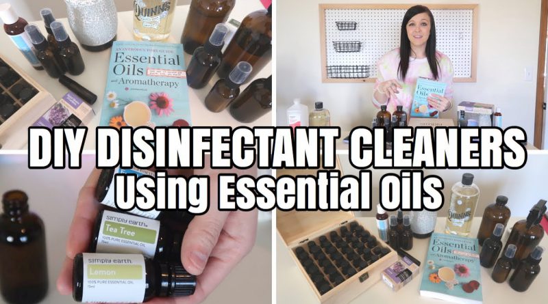 DIY Essential Oils Disinfectant Sprays  | DIY Home Cleaners 100% all natural