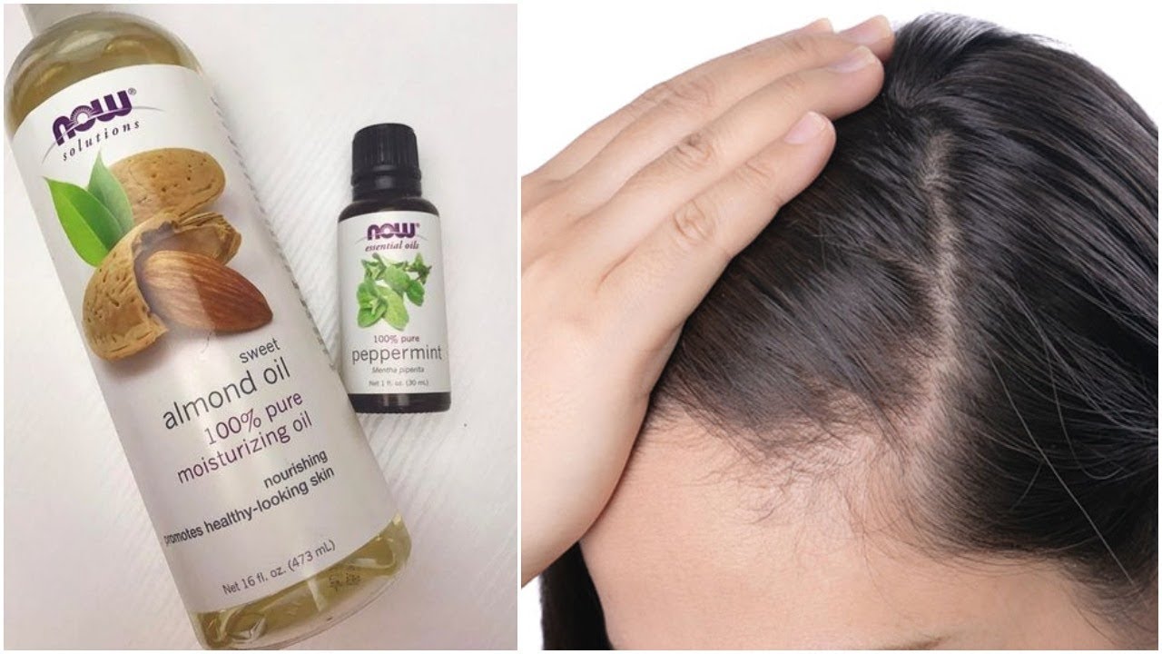 peppermint oil for hair growth before and after