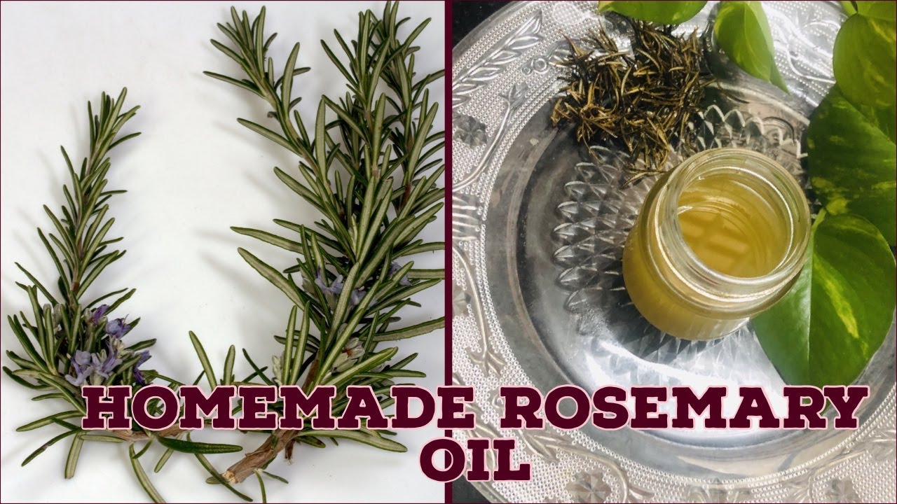 How to make Rosemary oil at Home DIY Hair Growth oil Anita Fincham