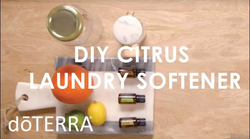 DIY Citrus Laundry Softener with Lemon, Lime, and Grapefruit Essential Oils