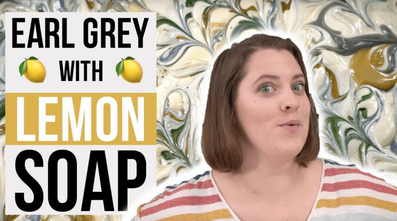 Earl Grey Tea with Lemon Essential Oil Cold Process Soap Making | Royalty Soaps