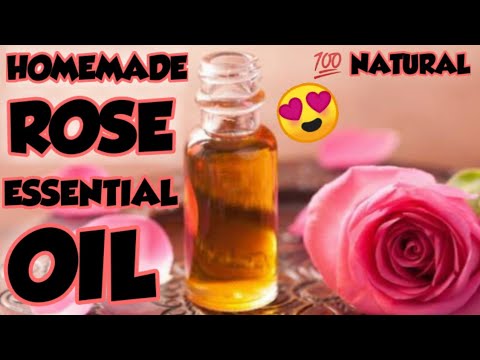 How to make Rose Essential oil at home/homemade Rose Essential oil/DIY Rose Essential oil/💯 Natural