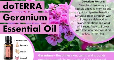 Fabulous doTERRA Geranium Essential Oil Uses