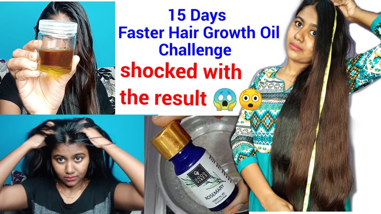 15 days hair growth challenge results & EXTREME Hair growth oil YOU WILL BE SHOCKED WITH THE RESULT😱