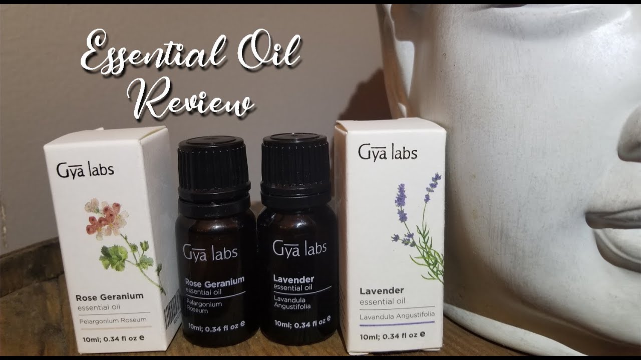 Gya Labs Review ~ Lavender & Rose Geranium Essential Oils