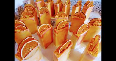 How to Make Orange Soap with Sweet Orange Essential Oil (Easy Soap Making)